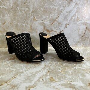 DVF Diane Von Furstenberg Taviano Laser Cut Mules 9.5M